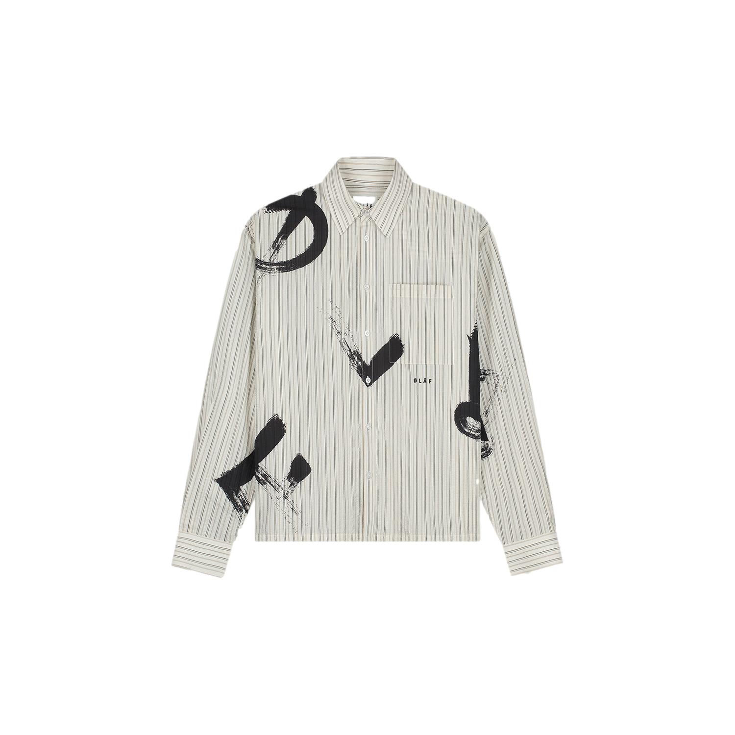 8721266919821 - Hemd Brushtroke Logo Stripe