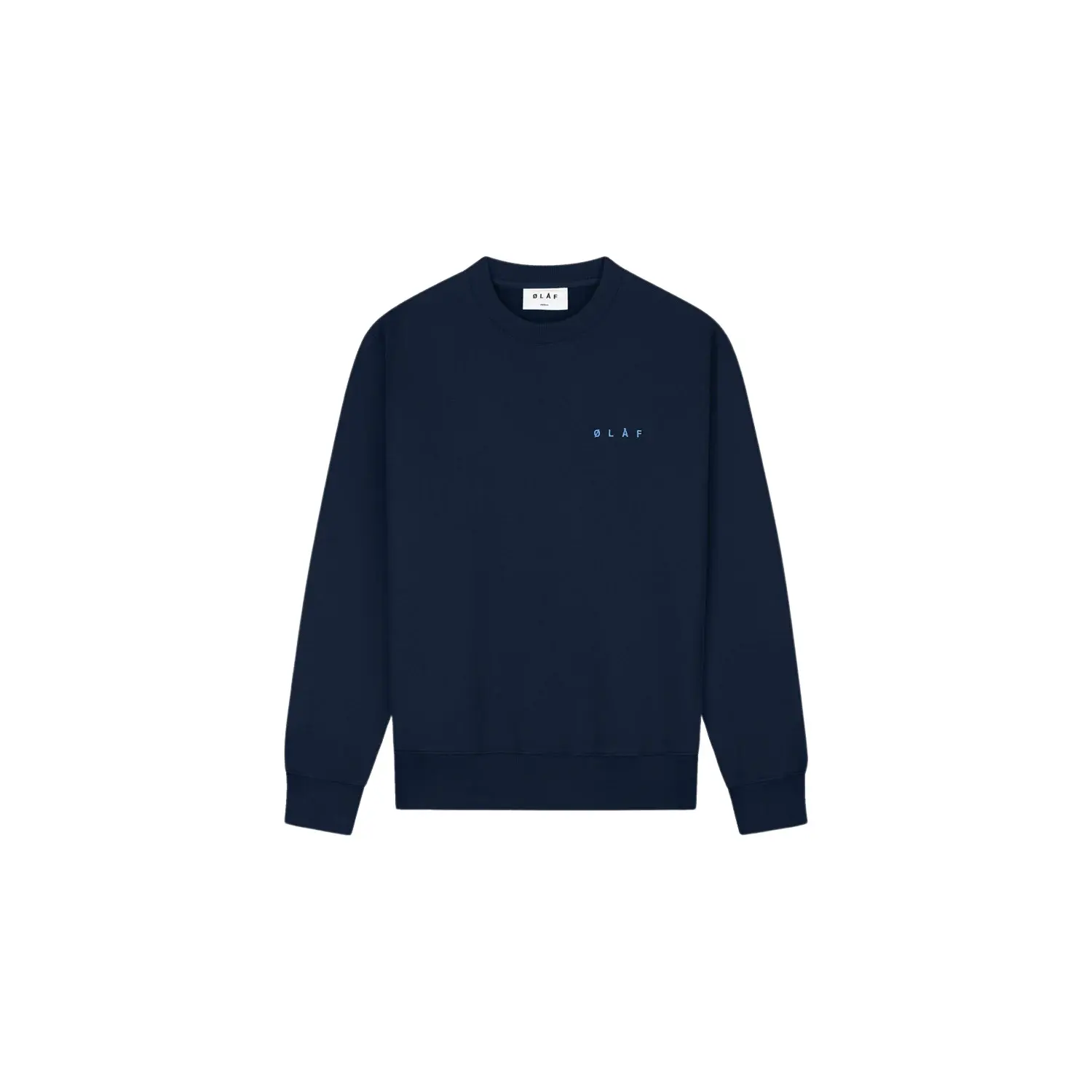 Sweatshirt mit Rundhalsausschnitt Olaf Hussein Lined Face