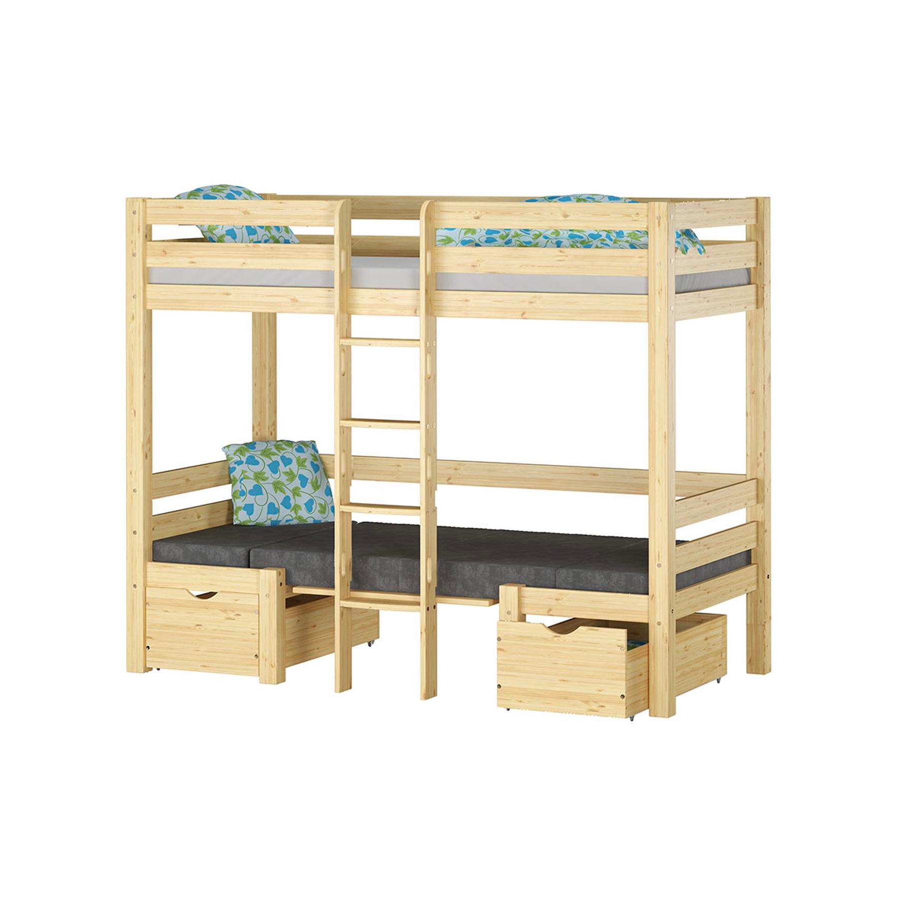 5905718904341 - Hochbett aus massivem Holz Elen