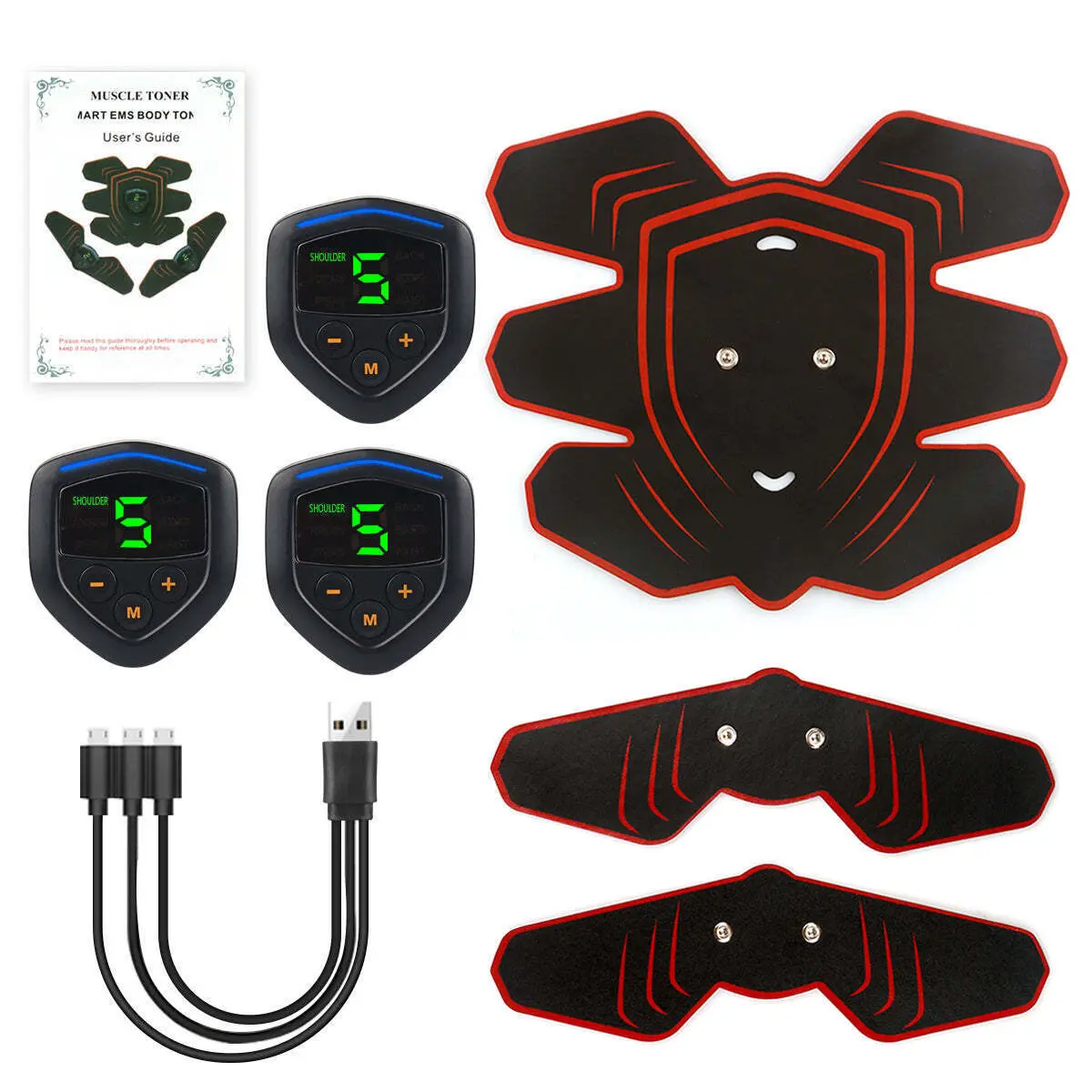 Set aus 3 Elektrostimulatoren - Rouge - unisex - Size: TU