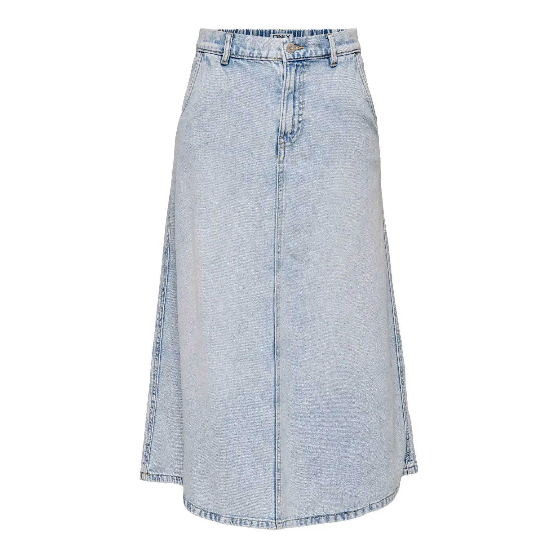 Only Damen Bleu Rock Mindy Hw Loose