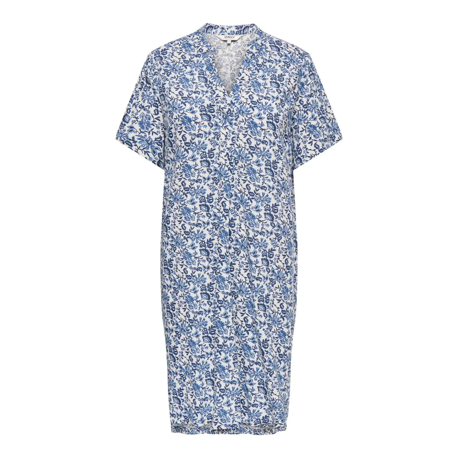V-Ausschnitt Tunika Kleid Damen Only Susi
