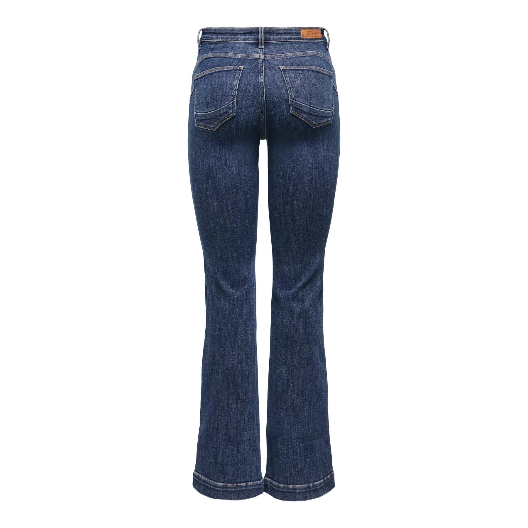 5715828996484 - ONLPOWER MID FLARED PUSHUP DNM GEN332 Jeans blau in S 5715828996484 - ONLPOWER MID FLARED PUSHUP DNM GEN332 Jeans blau in S
