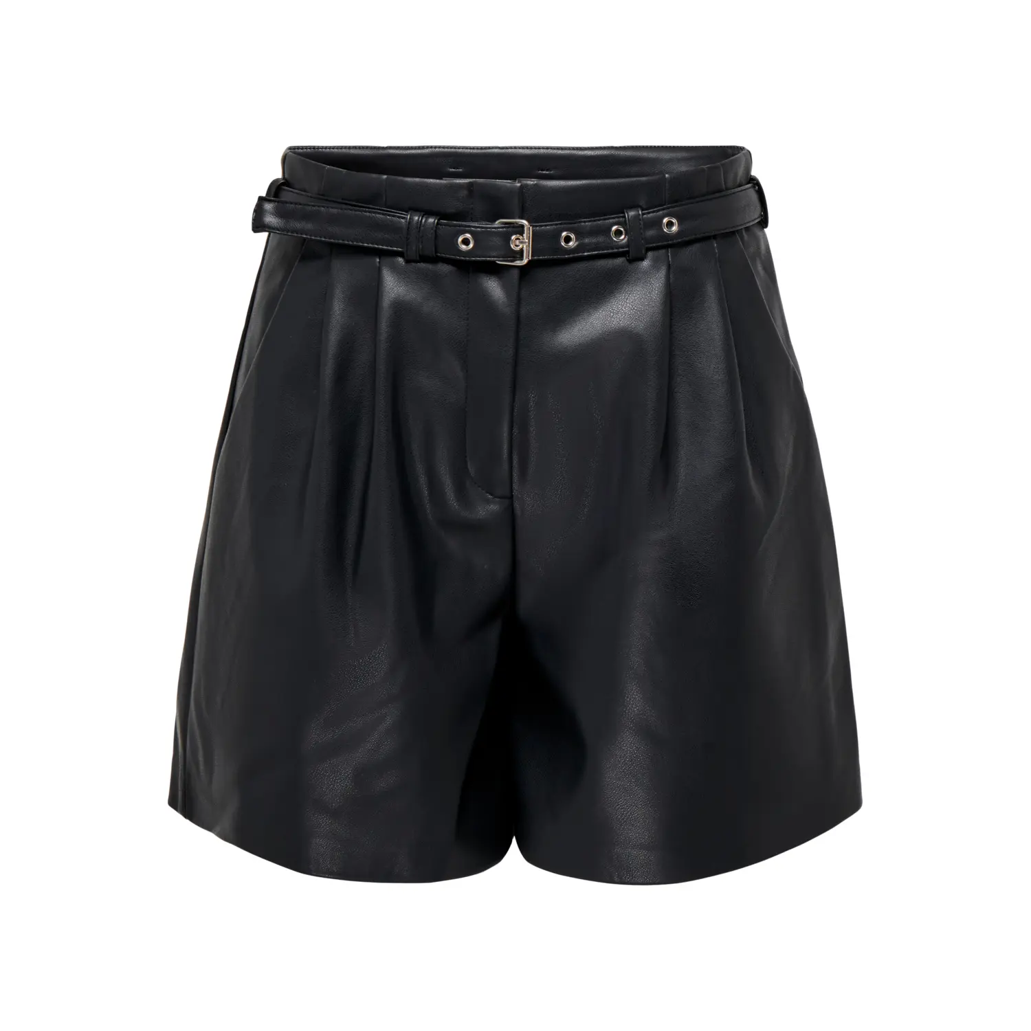 5715363693312 - ONLHEIDI FAUX LEATHER SHORTS CC OTW Short schwarz