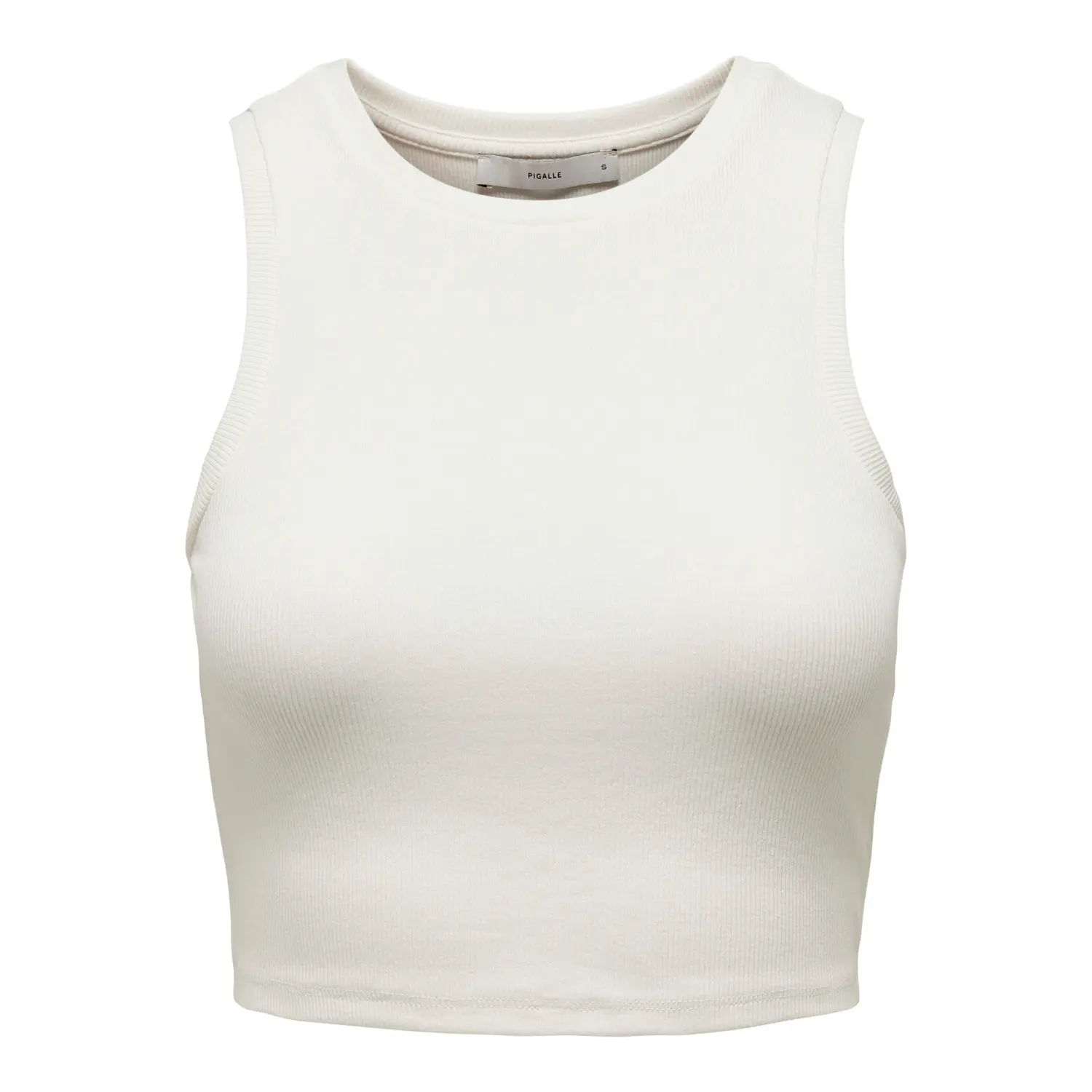 5715424462819 - - Tanktop mit kurzem Schnitt in Weiß