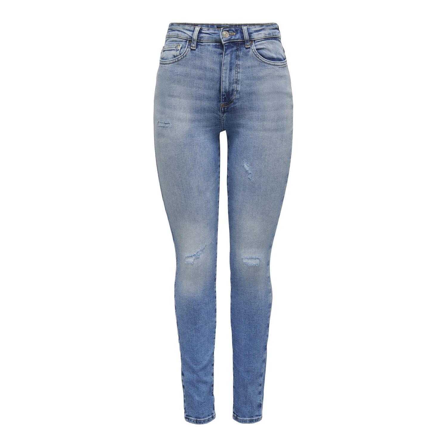 5715508073443 - ONLY Skinny Jeans Forever Icon GEN476 Light Medium Blue Denim Unifarben Blau - Gr 30 x 32