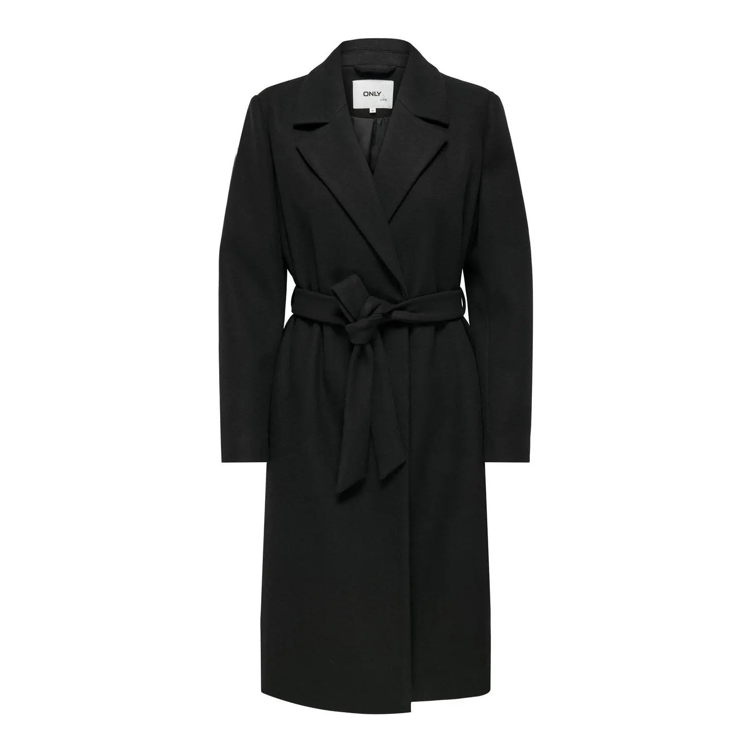 5715504043860 - ONLALVILDA LIFE WRAP COAT OTW NOOS Mantel schwarz in M