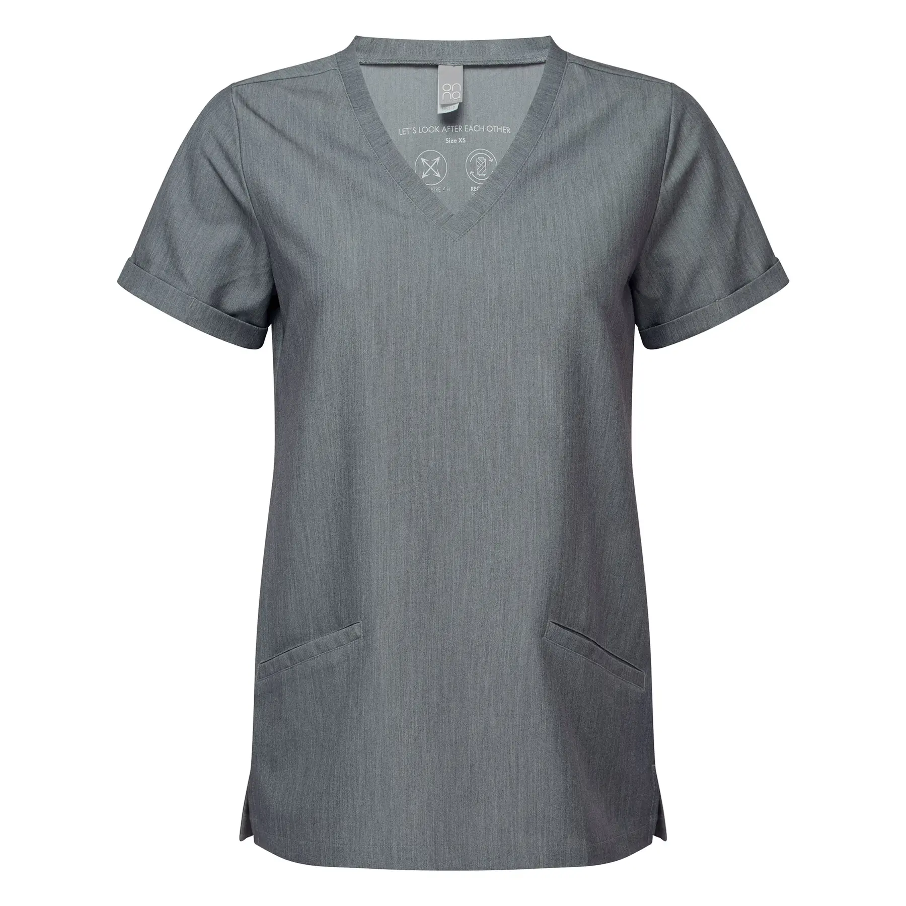 Tunika Mit Stretchanteil Und Kurzen Ärmeln, Damen Onna