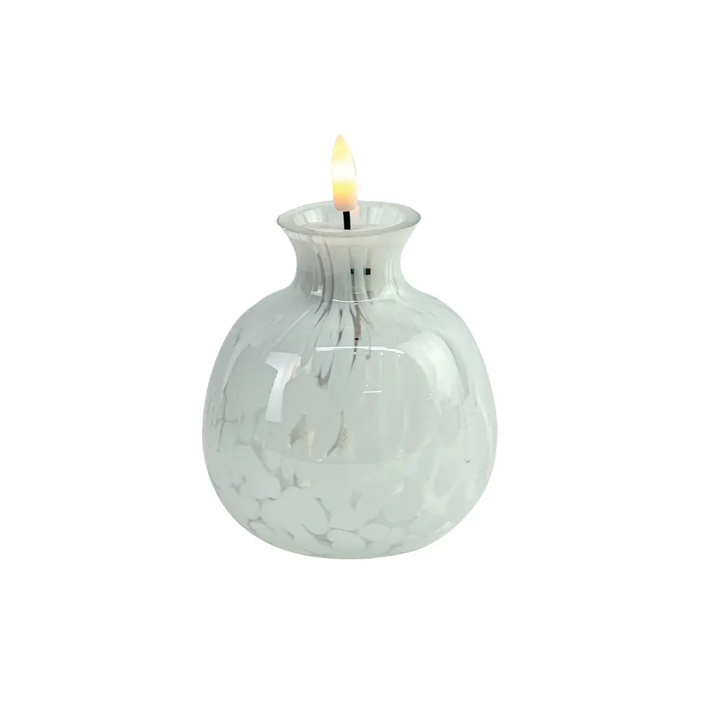 Opjet Blanc Led Speckled Decoration Ball