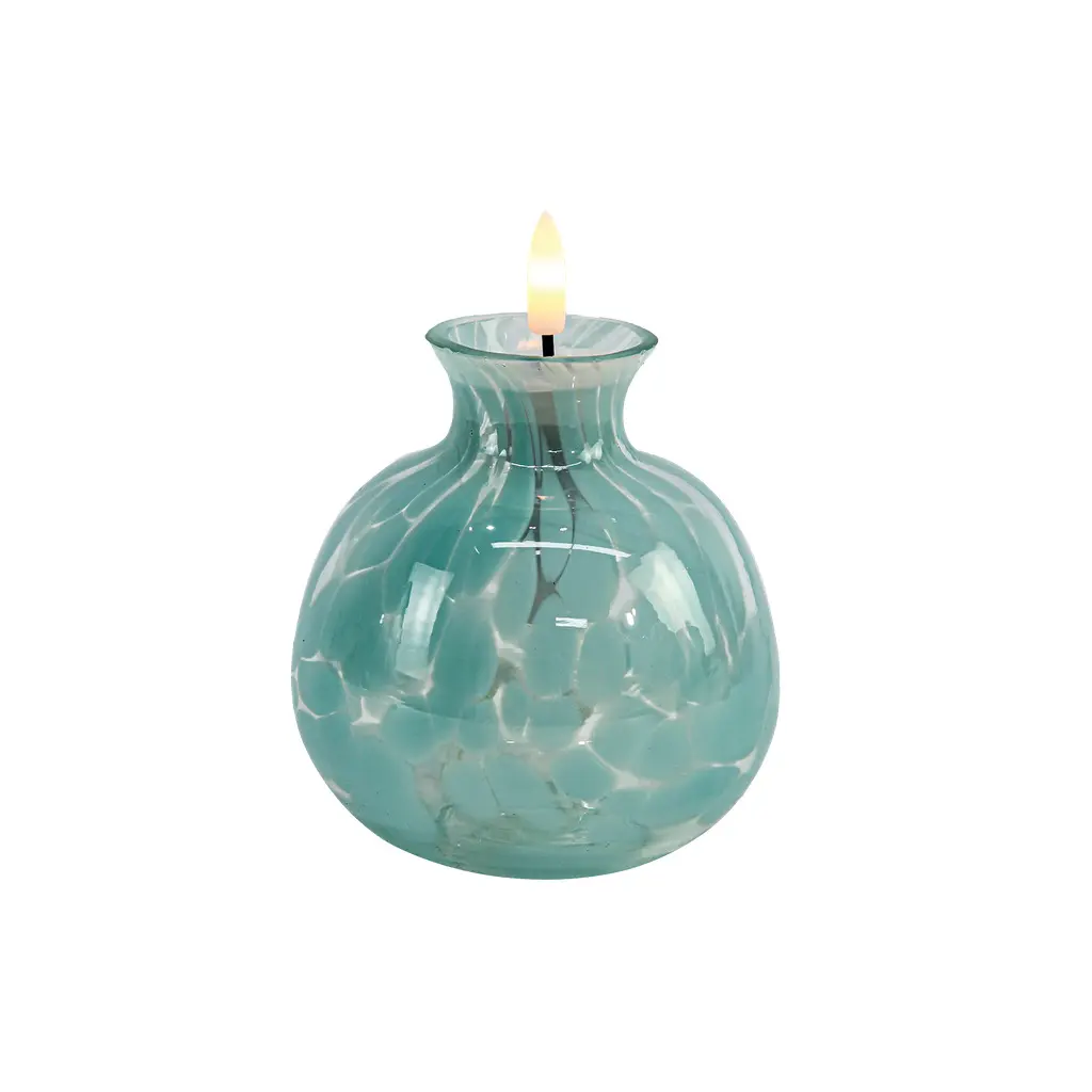 Opjet Bleu Led Speckled Decoration Ball