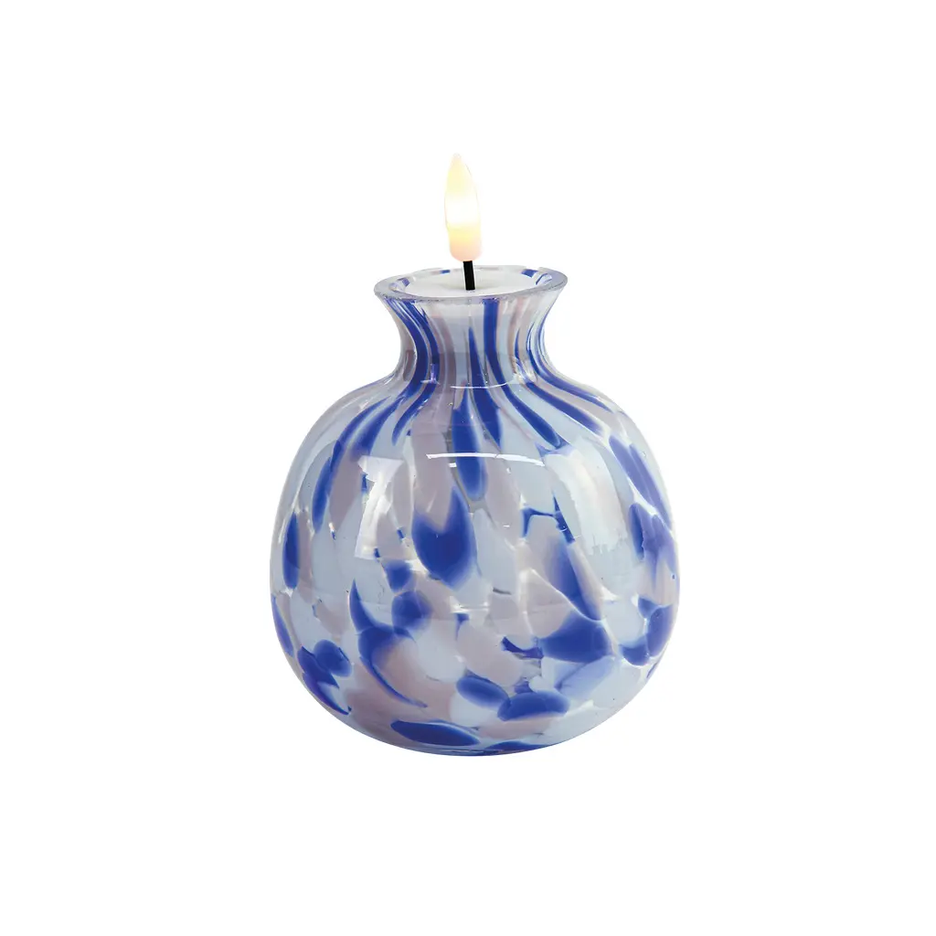 Opjet Bleu Led Speckled Decoration Ball