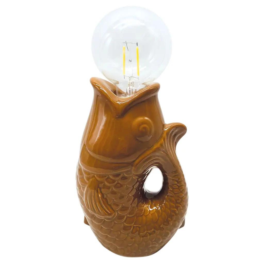 Opjet Marron Led Decorative Object In Bird Shape
