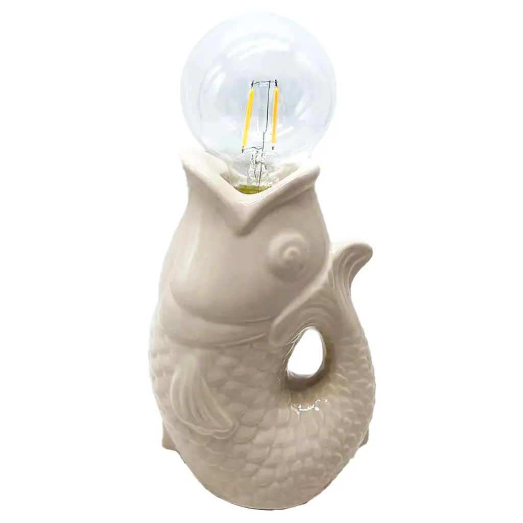 Opjet Beige Led Decorative Object In Bird Shape