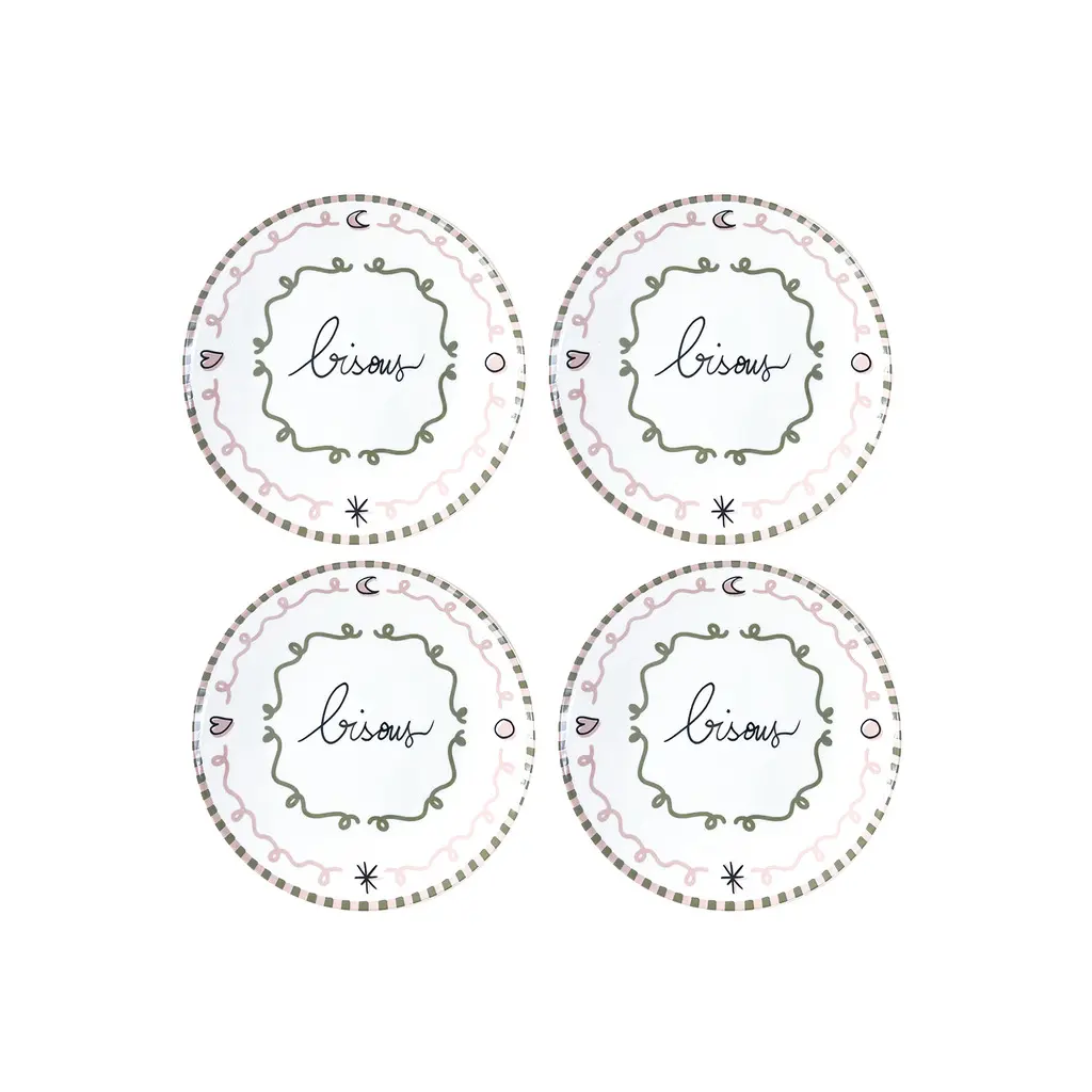Dessertteller Küsschen Opjet (x4)