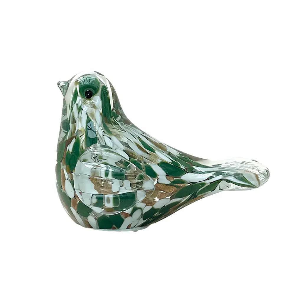Opjet Vert Led Decorative Glass Speckled Bird