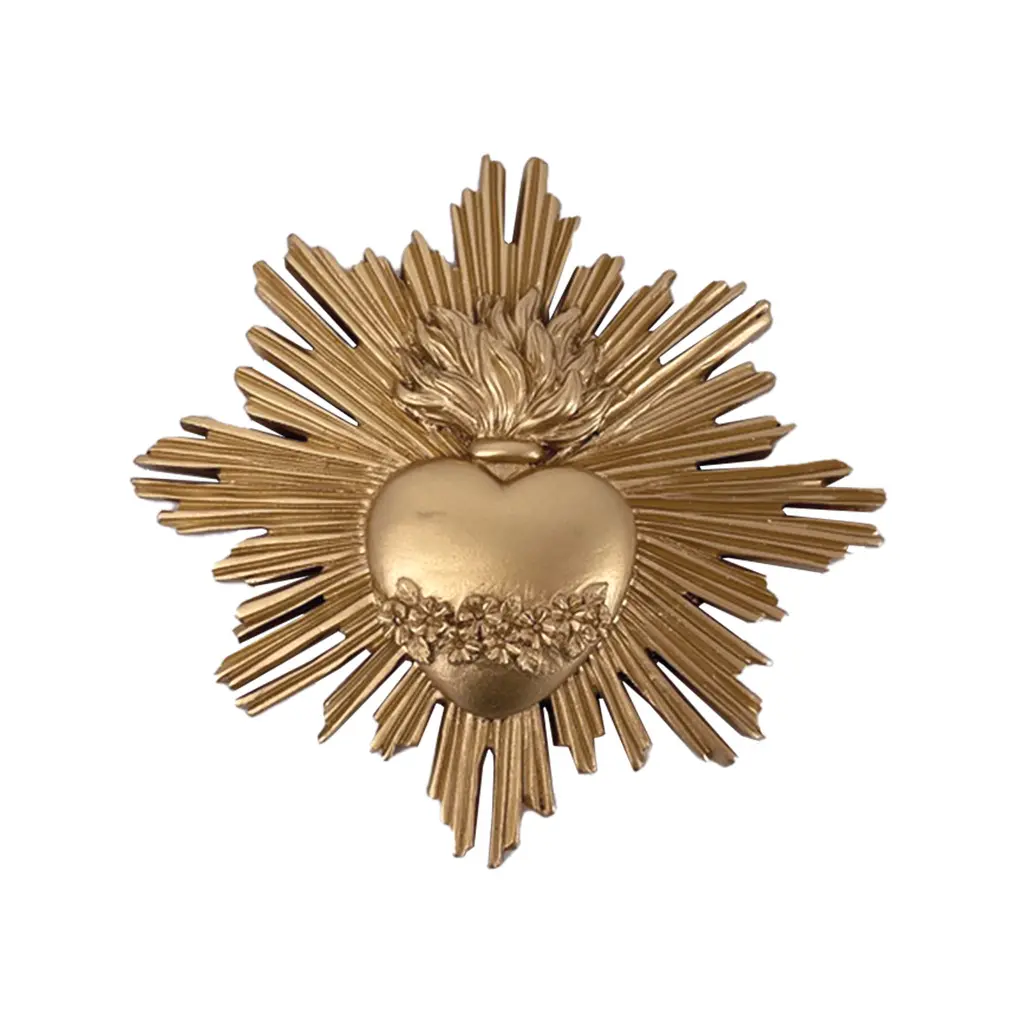 Opjet Doré Heart-Shaped Wall Decoration Ex-Voto
