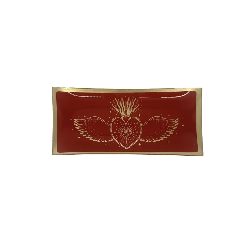 Opjet Rouge Rectangular Ex-Voto Plaque
