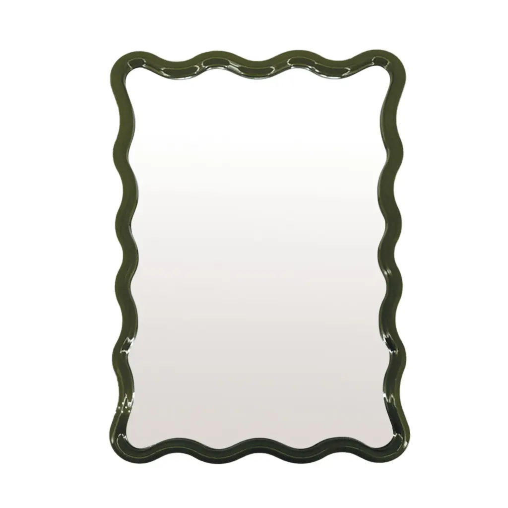 Opjet Vert Wavy Rectangle Wall Mirror