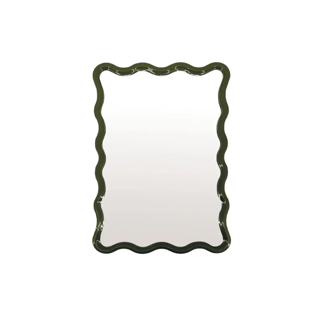 Opjet Vert Wavy Rectangle Wall Mirror