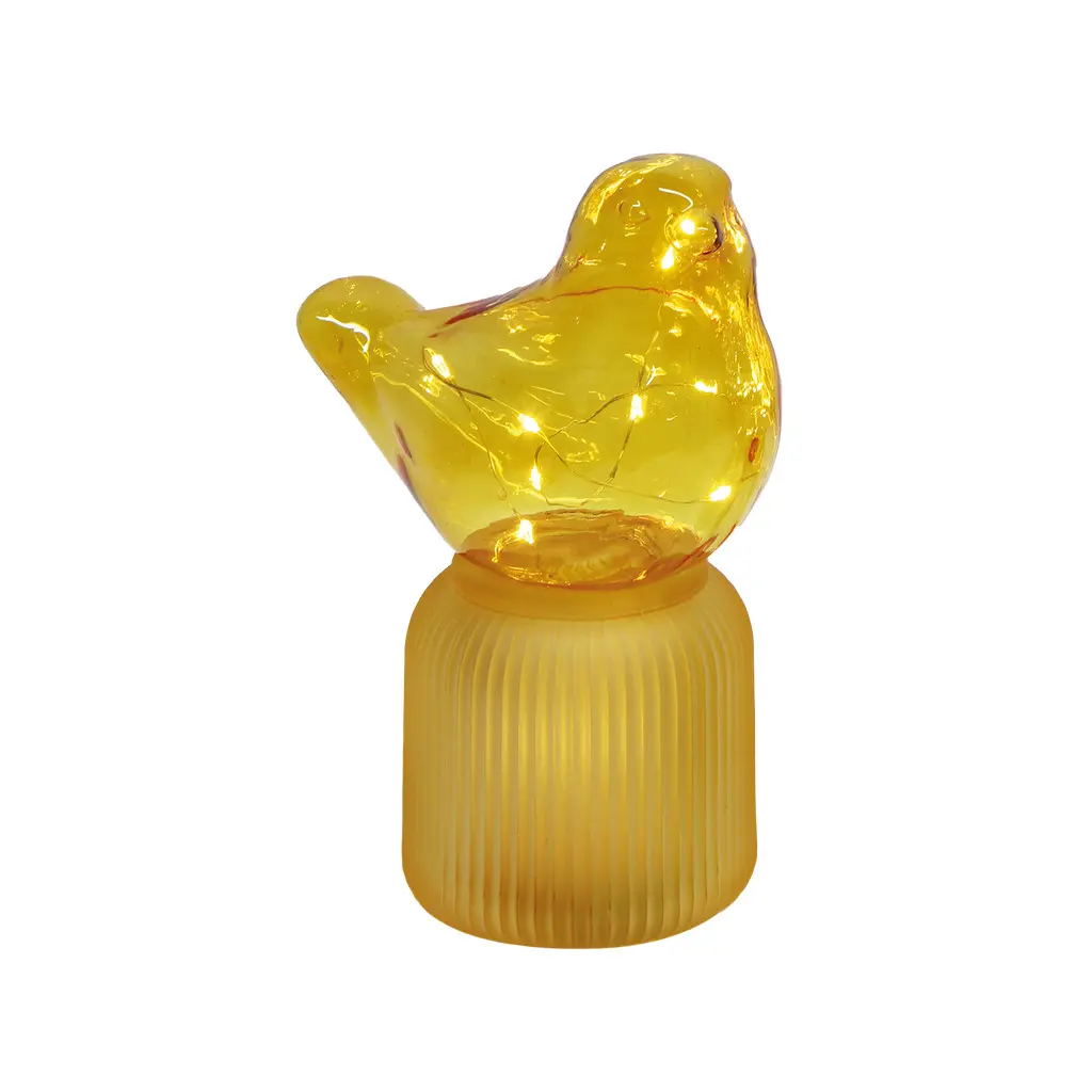 Opjet Jaune Led Decorative Object In Bird Shape