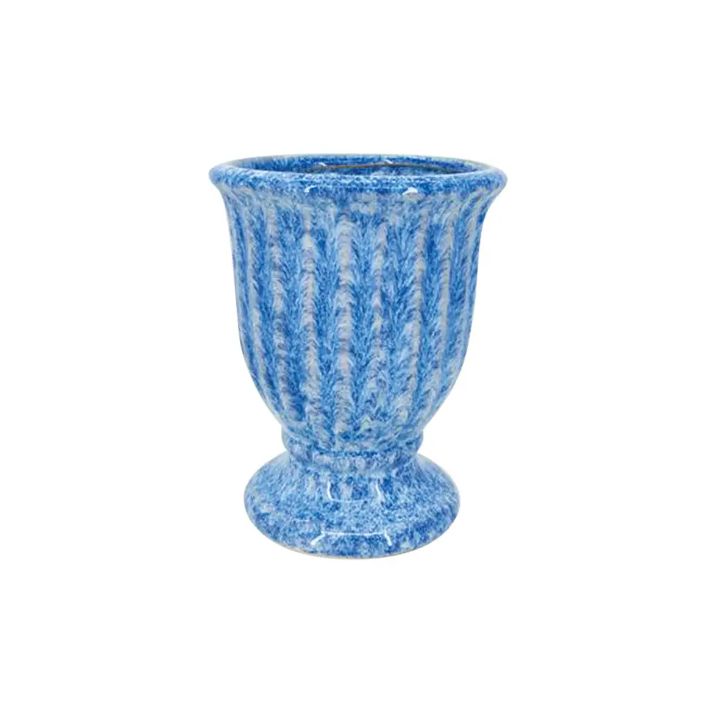 Opjet Bleu Vase Apolline