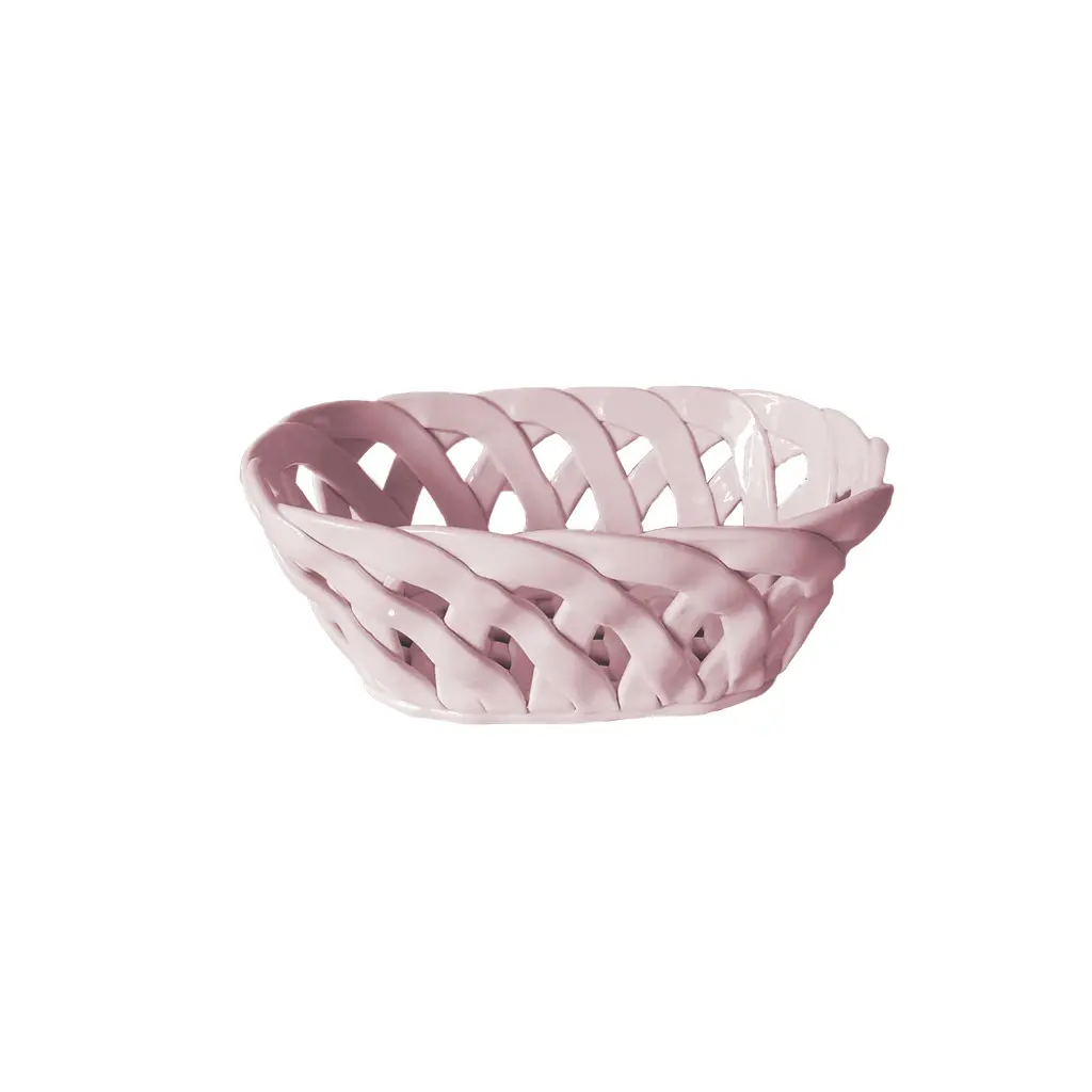 Opjet Rose Rectangular Ceramic Basket Pm