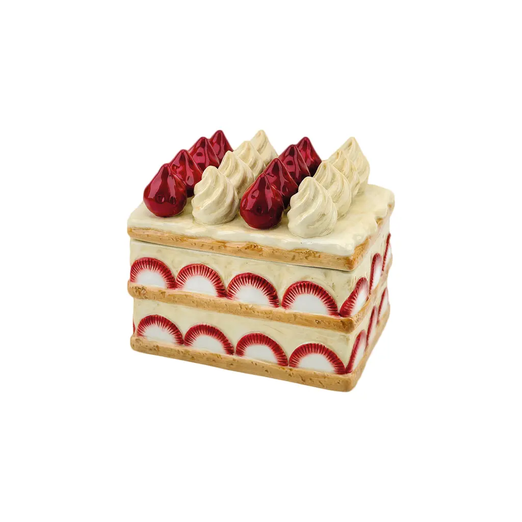 Opjet Beige Cake Shaped Box