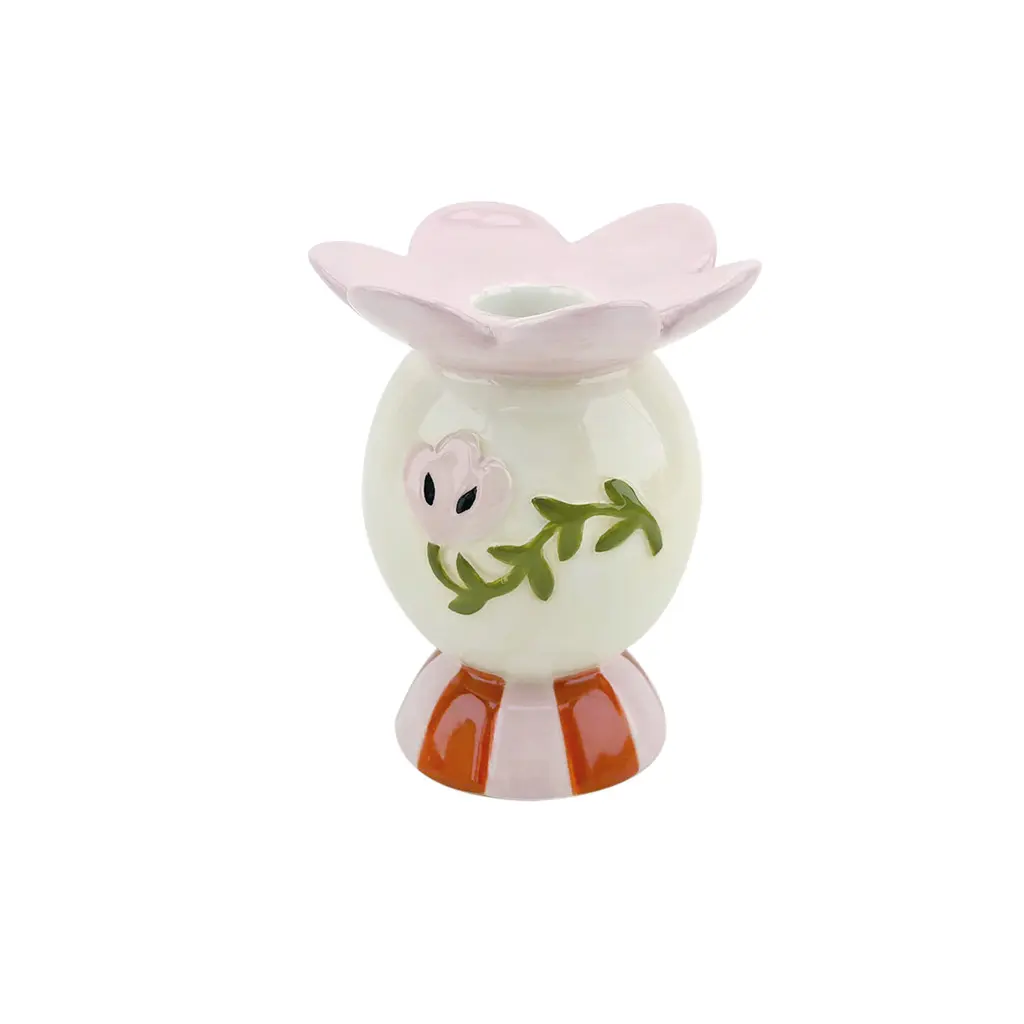 Opjet Rose Flower-Shaped Candle Holder