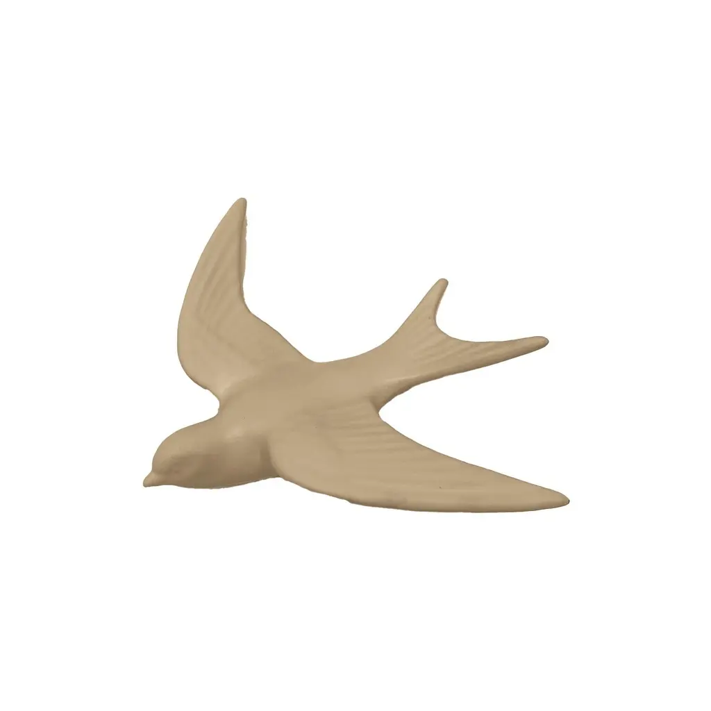 Opjet Beige Bird Wall Decoration