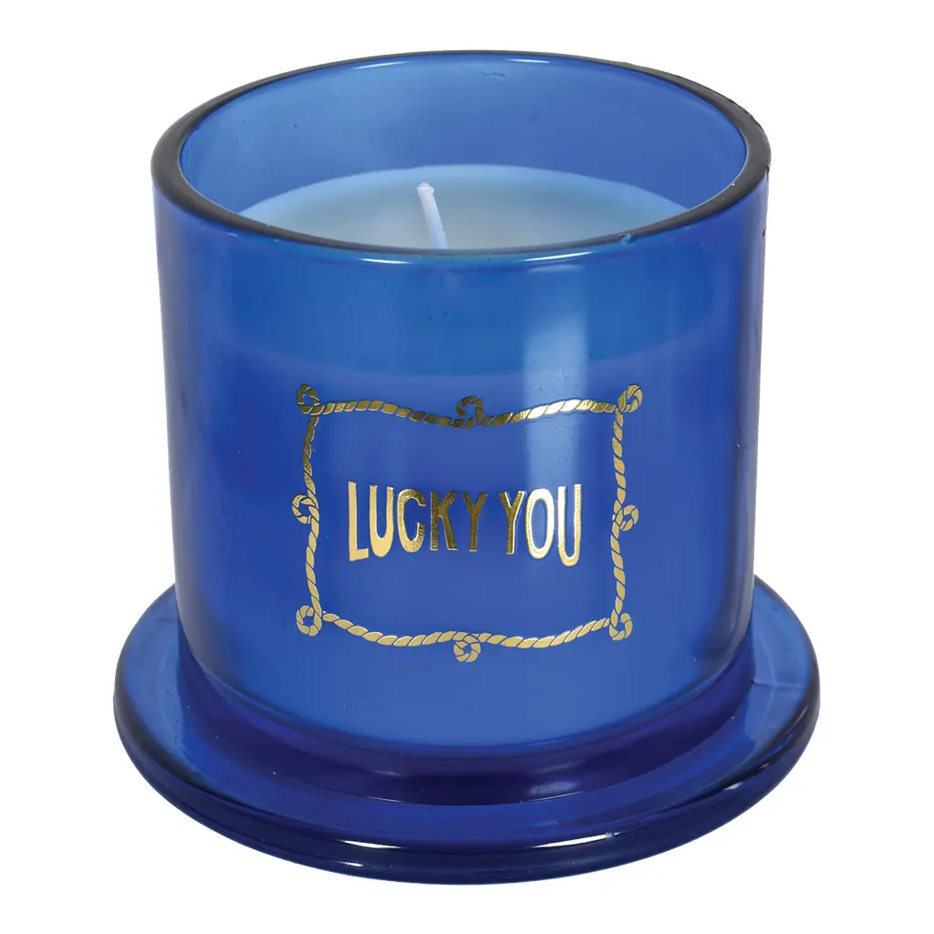 Opjet Bleu Bell-Shaped Burning Candles Americana Lucky You