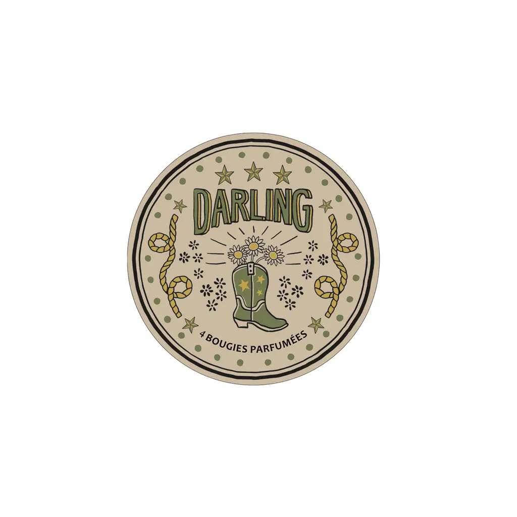 Opjet Vert Candle Burning Set Americana Darling (X4)