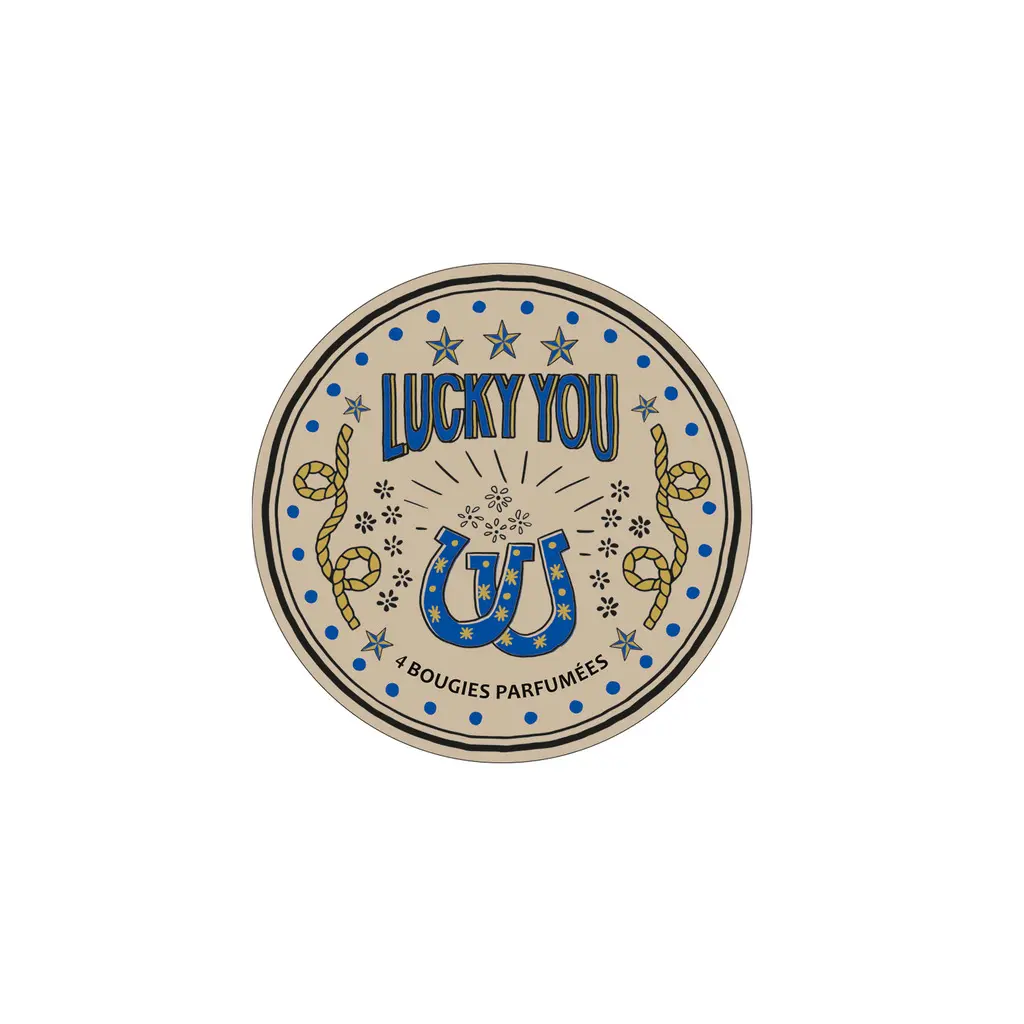 Opjet Bleu Candle Burning Set Americana Lucky You (X4)