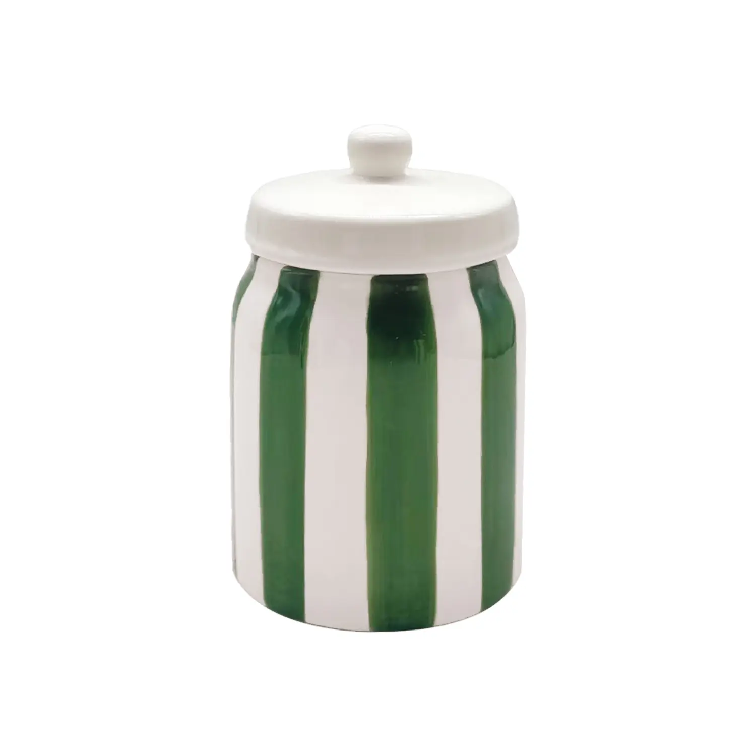 Opjet Vert Striped Jar Box