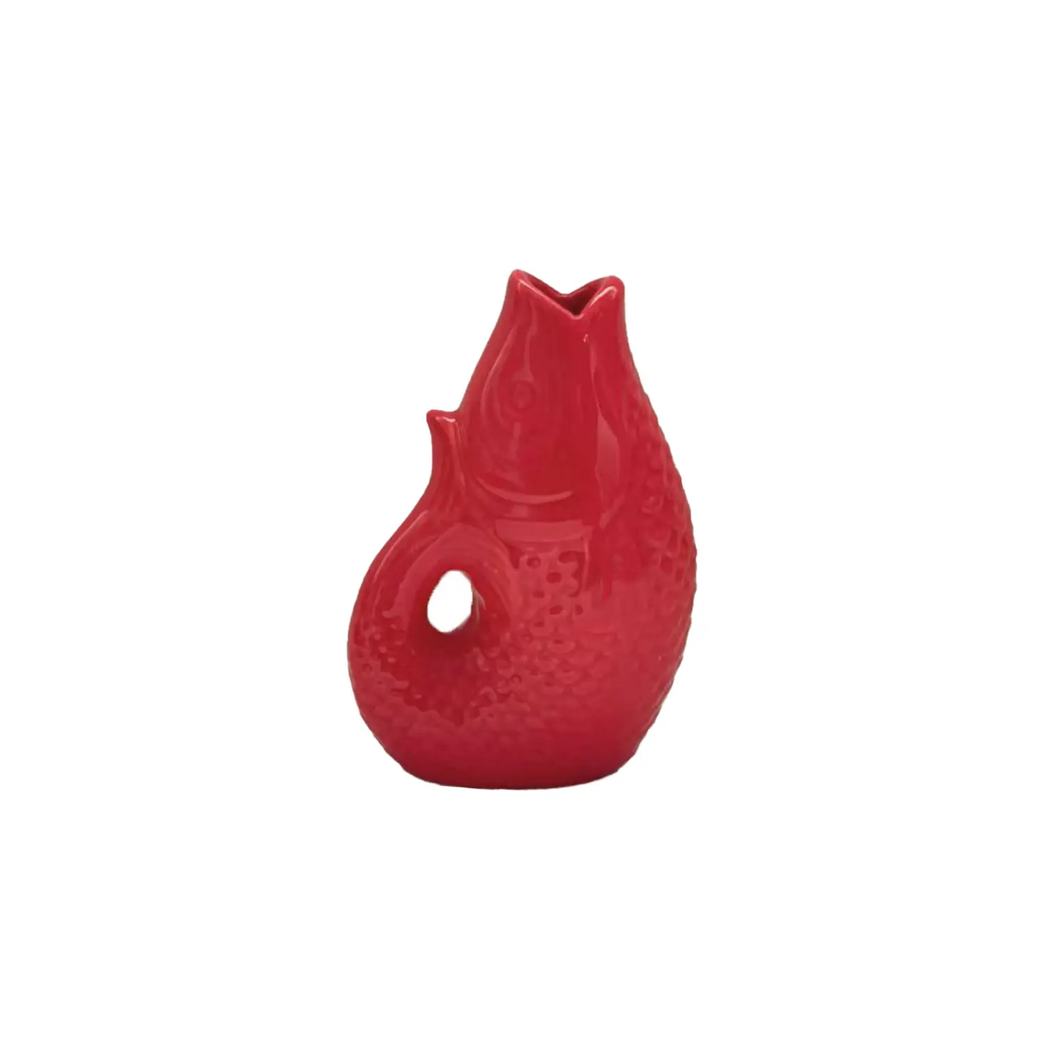 Opjet Rouge Ceramic Fish Vase Pm