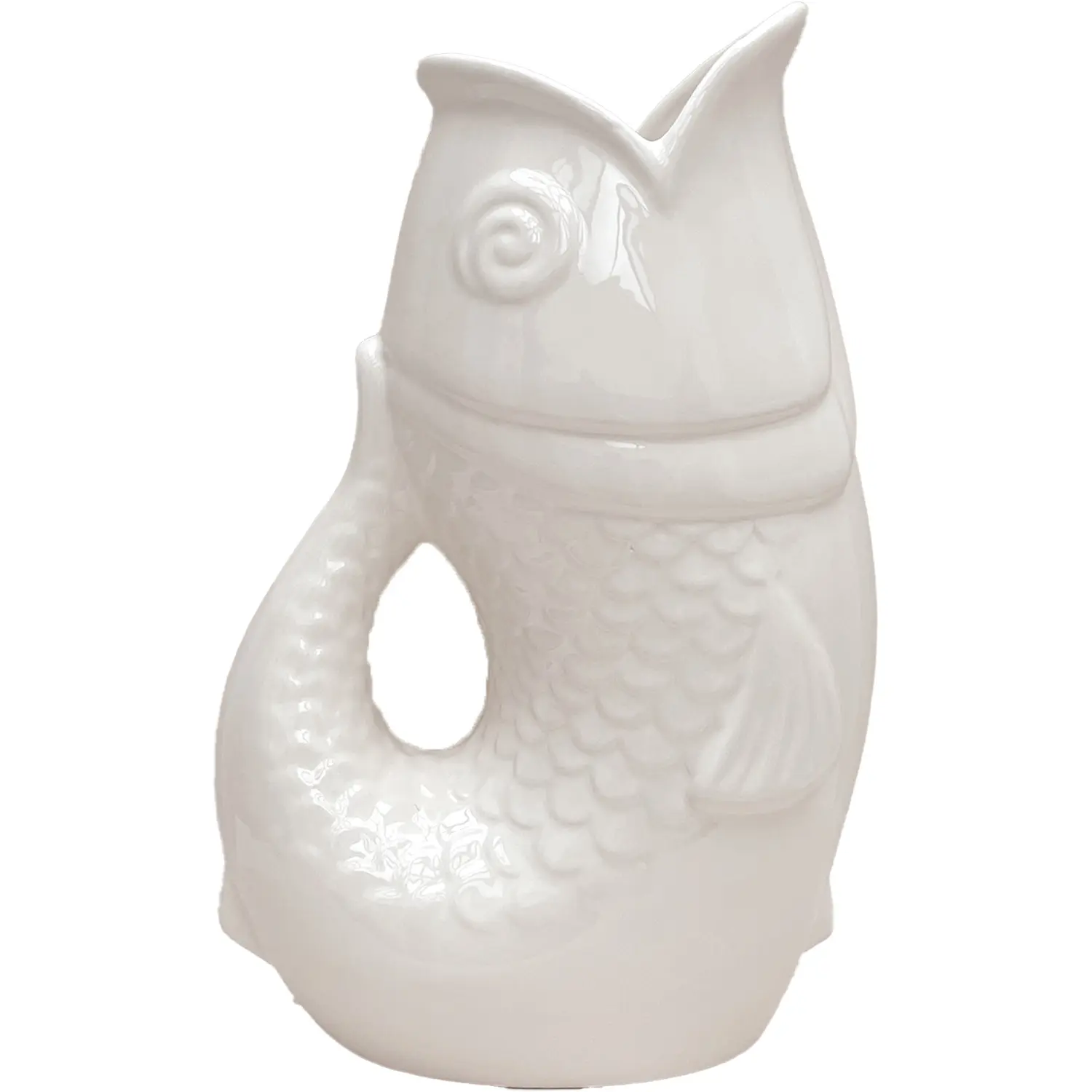 Opjet Blanc Fish Vase