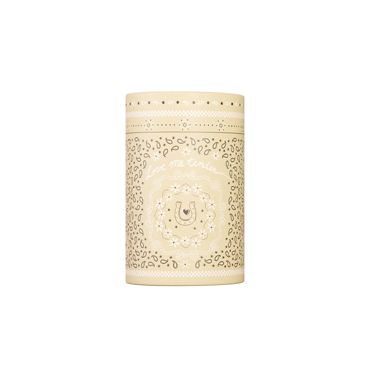 Opjet Beige Bandana Bell Candles