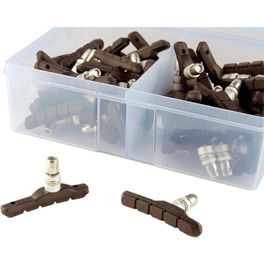 Velo Store - UK Pair of asymmetrical brake shoe doors Optimiz V-Brake (x25) | Extra 10% off with Subscription, Postage £16.79 to UK Fedex.