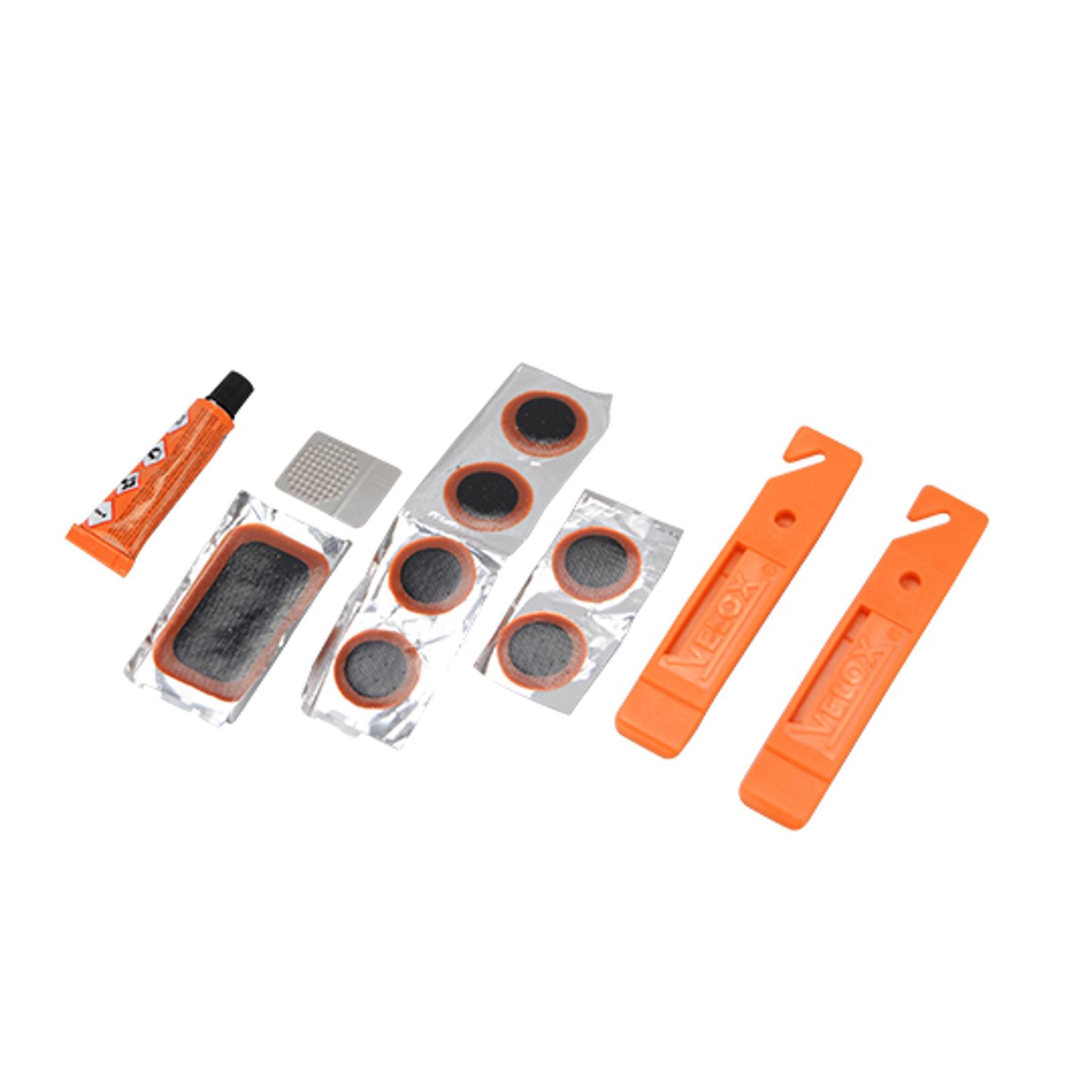 Velo Store - UK Bike repair kit with scraper and tyre levers Optimiz | Extra 10% off with Subscription, Postage £16.79 to UK Fedex.