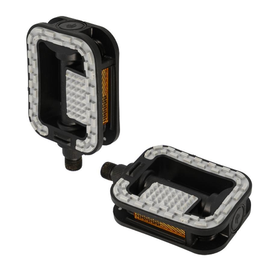 Velo Store - UK Pairs of pedals with non-slip surface Optimiz Resine Compact | Extra 10% off with Subscription, Postage £16.79 to UK Fedex.