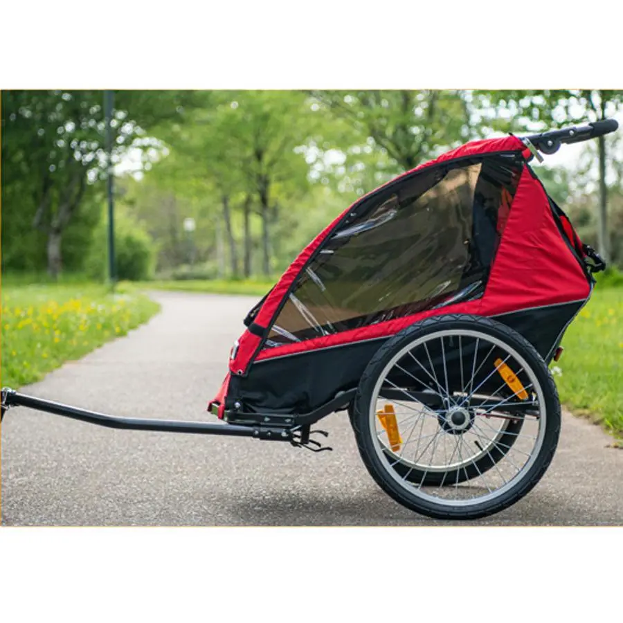 Image of Anhänger / Kinderwagen 2in1 Nabenbefestigung 2 Räder Kind Optimiz L71Xl56Xh60