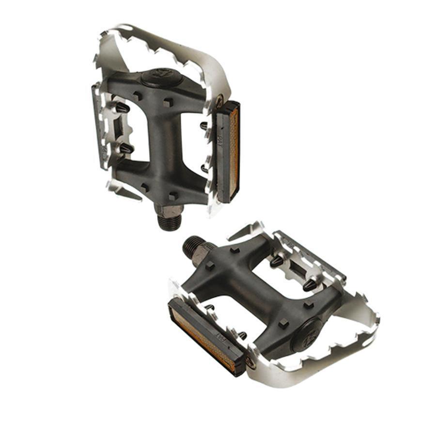 Velo Store - UK Aluminium pedals with resin body and adaptable footrest Optimiz 9/16 | Extra 10% off with Subscription, Postage £16.79 to UK Fedex.