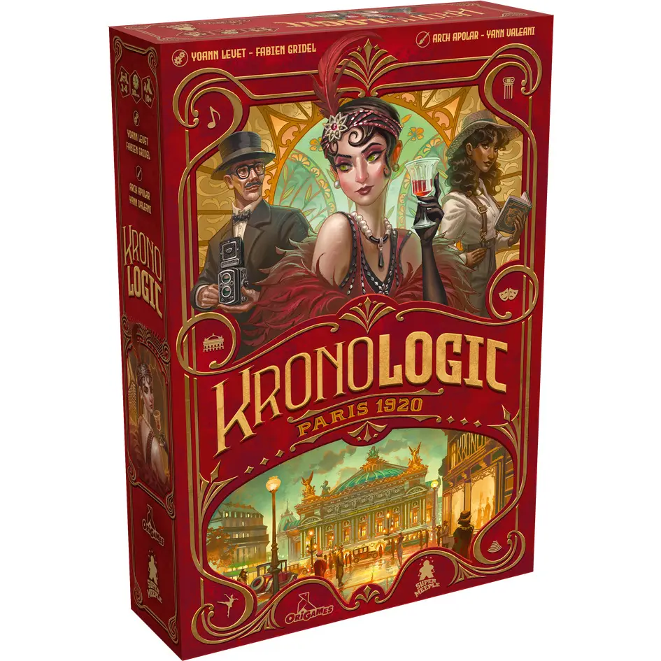 Gesellschaftsspiele Origames Kronologic : Paris 1920