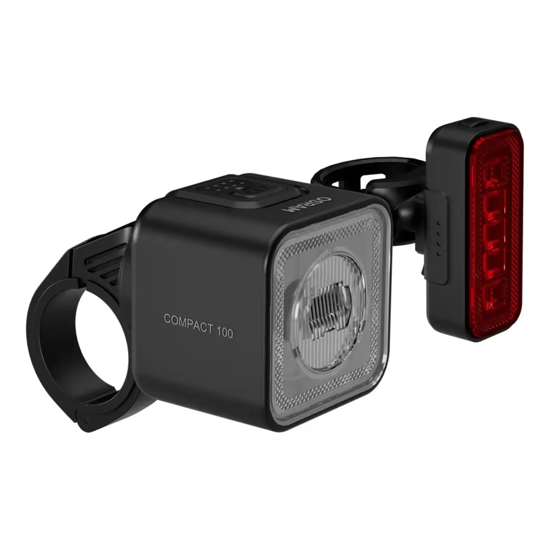 Image of Wiederaufladbares USB-C Vorder- und Rücklicht Osram Compact 100