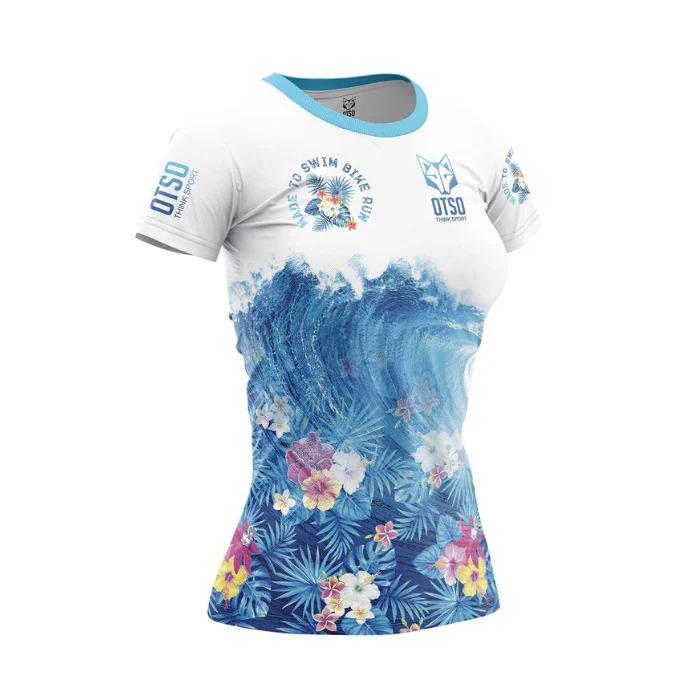 Maglia da donna Otso Swim Bike Run Wave