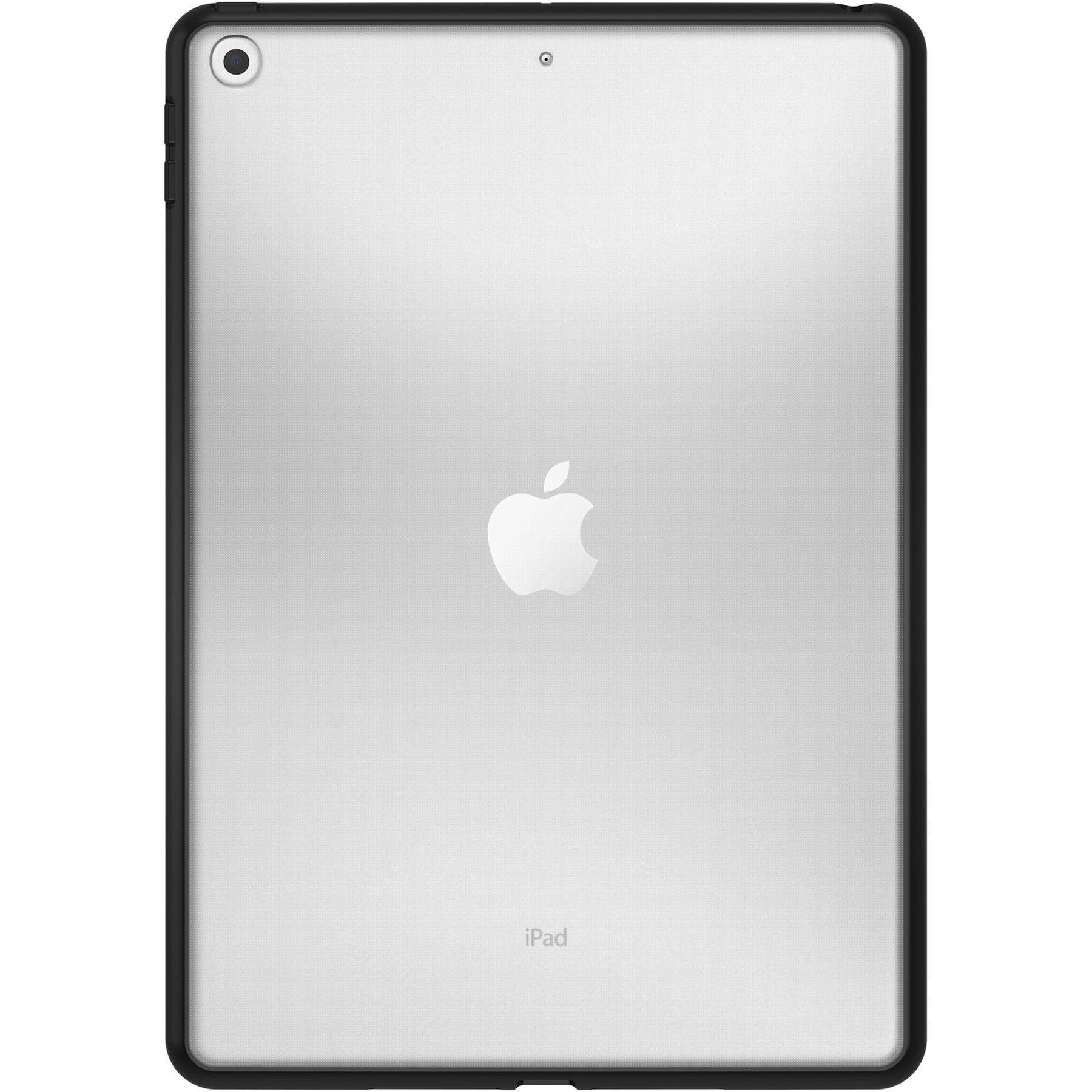 0840104232354 - React Series - Hintere Abdeckung für Tablet - Polycarbonat Kunstfaser - Black Crystal - 102 - für Apple 102-inch iPad (7 Generation 8 Generation 9 Generation)