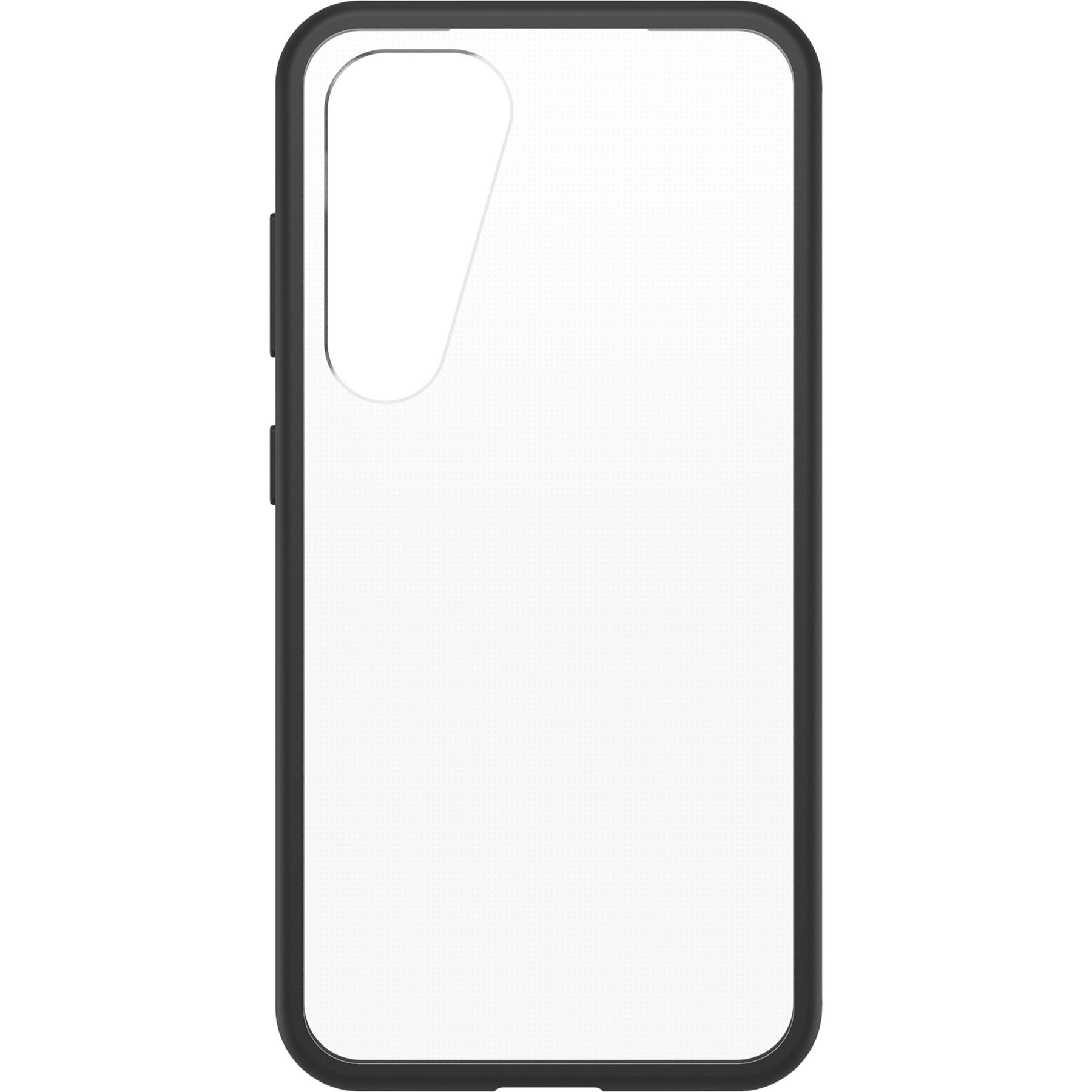 0840304714933 - React Series - Hintere Abdeckung für Mobiltelefon - Black Crystal (transparent schwarz) - für Samsung Galaxy S23