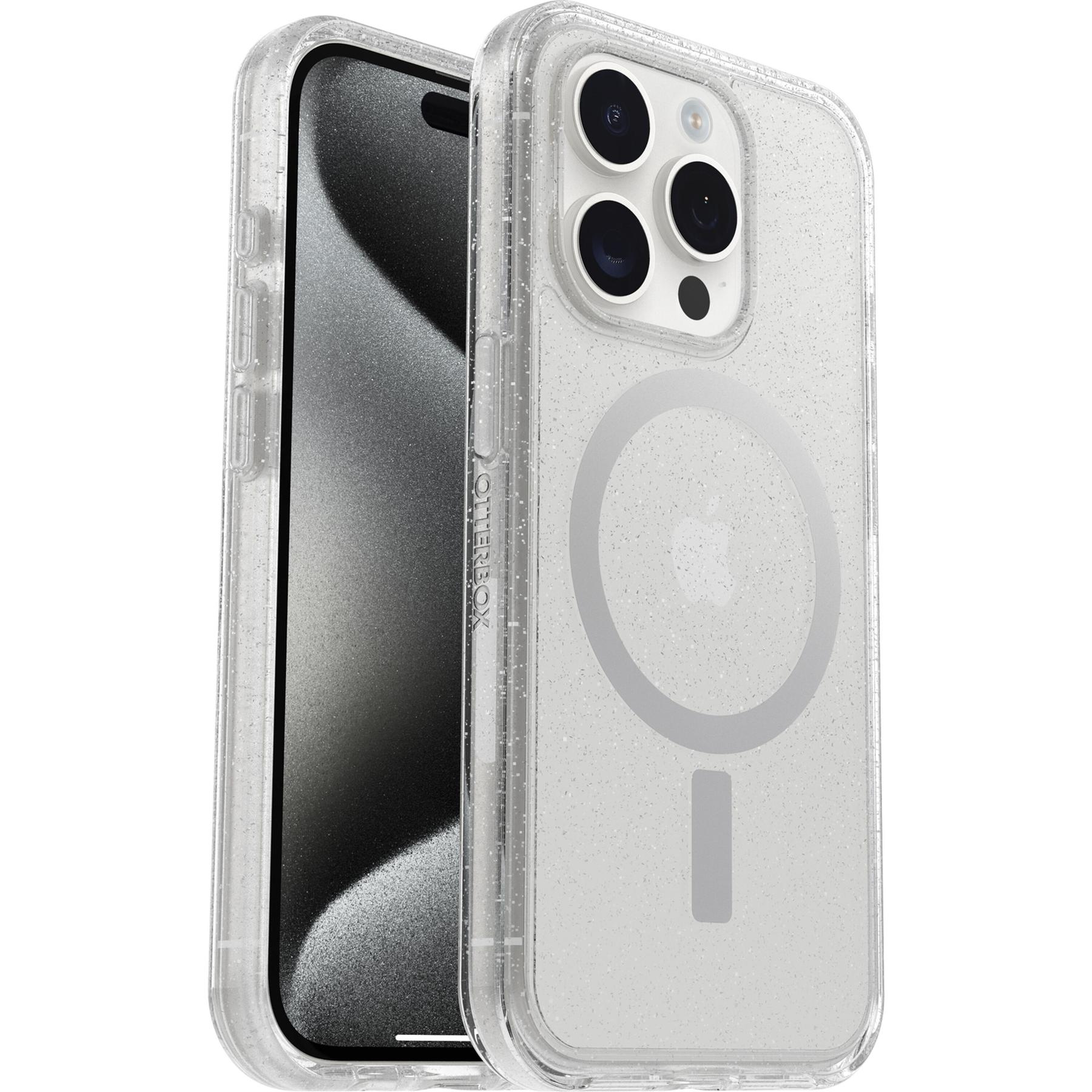 0840304734122 - Otterbox Symmetry Clear Backcover Apple iPhone 15 Pro Transparent Stardust MagSafe kompatibel 0840304734122 - Otterbox Symmetry Clear Backcover Apple iPhone 15 Pro Transparent Stardust MagSafe kompatibel