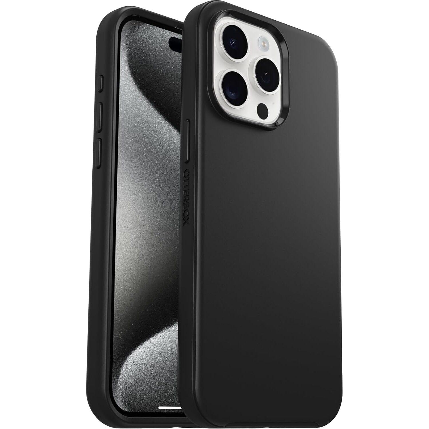 0840304745326 - Otterbox Symmetry Backcover Apple iPhone 15 Pro Max Schwarz MagSafe kompatibel