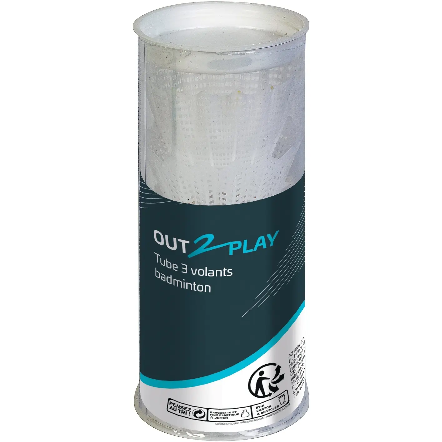 3437012107279 - Ballröhren Badminton-Lenkräder (x3)