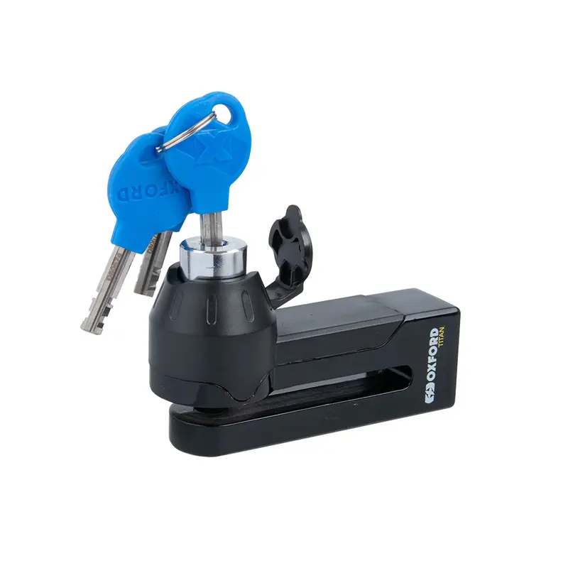 Bloque disque Oxford Titan 10mm noir avec pochette